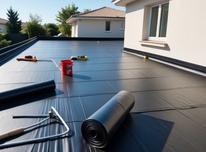 Leonardo_Phoenix_10_A_clean_and_detailed_flat_roof_of_a_reside_0